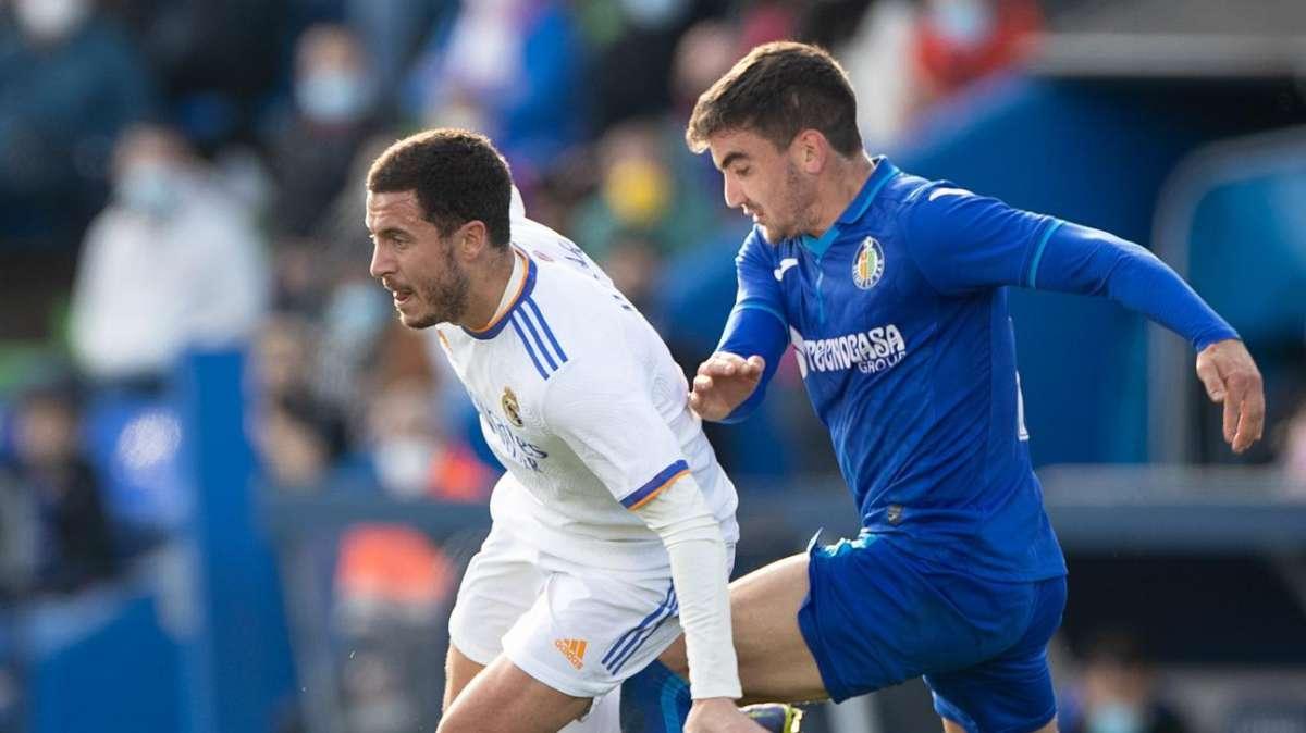 Suplencia inesperada y algunos destellos: el partido de Hazard en Getafe