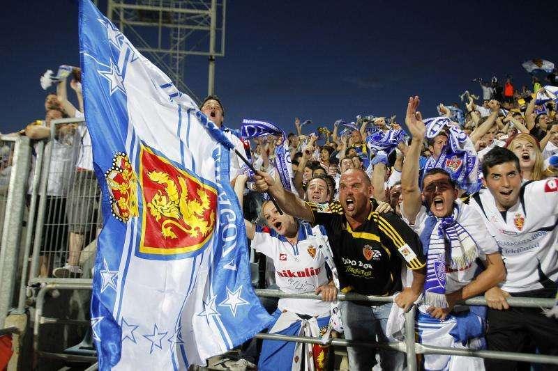 Febas espera seguir el camino de los canteranos del primer equipo: "Quiero seguir creciendo en el Zaragoza"