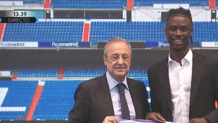 Camavinga, en su presentación: "Si me dicen hace unos años que iba a estar aquí, no lo hubiera creído"