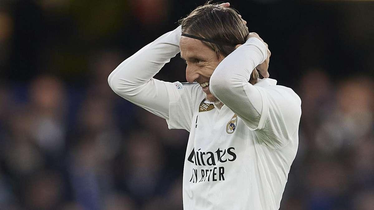 Ni rastro de Modric en la última sesión del Real Madrid en Valdebebas