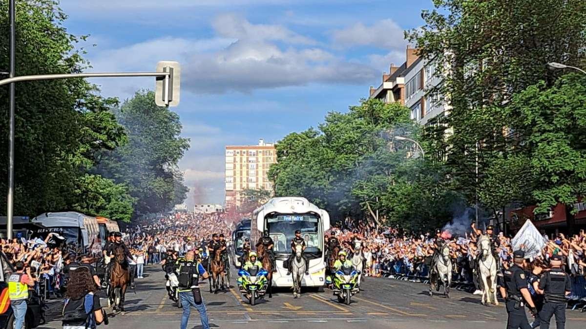 Así recibió el Santiago Bernabéu al Real Madrid antes del duelo de Champions frente al Man City