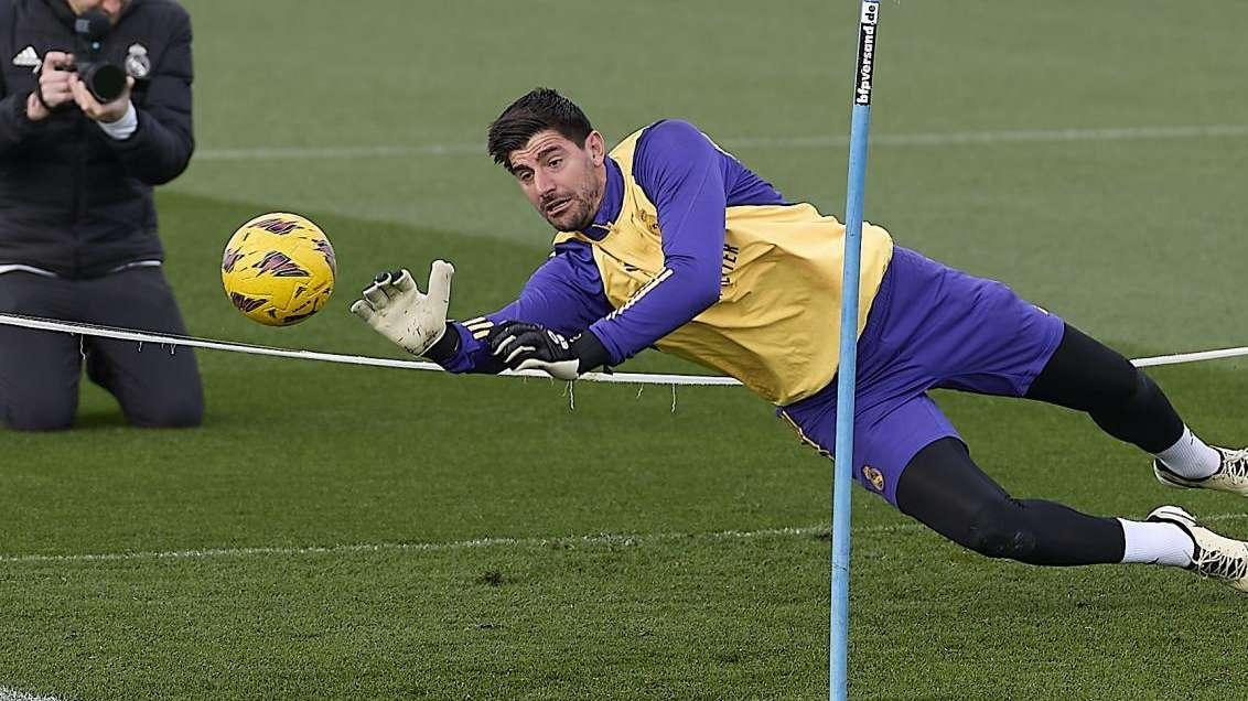 Informe del entrenamiento: Courtois reaparece y Rüdiger apunta a Sevilla