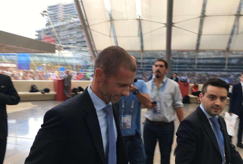 Ceferin: "El VAR no hubiera cambiado nada en el Madrid-Juve"