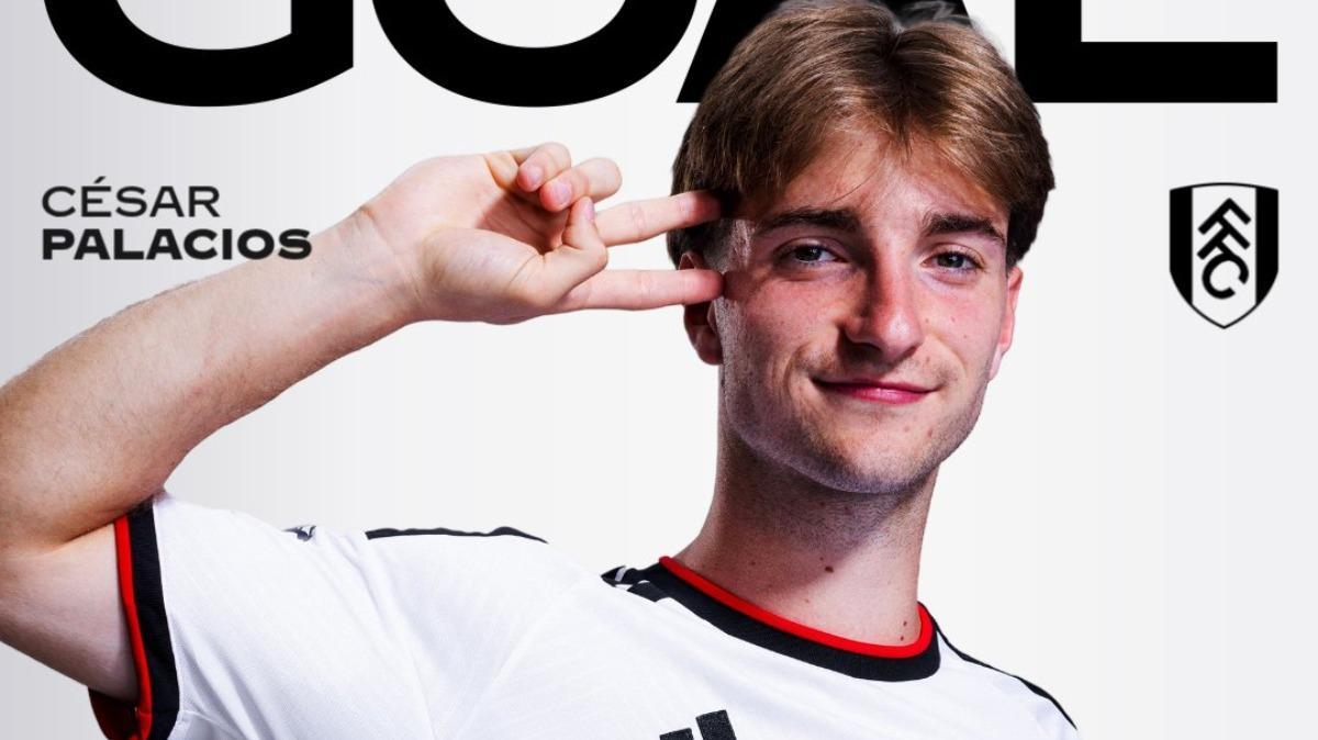 César Palacios ya deja huella en el Fulham: primer gol y aviso a Álvaro Arbeloa