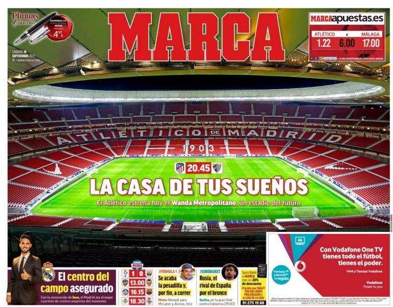 PORTADA - Marca sobre la renovación de Isco: "Centro del campo asegurado"