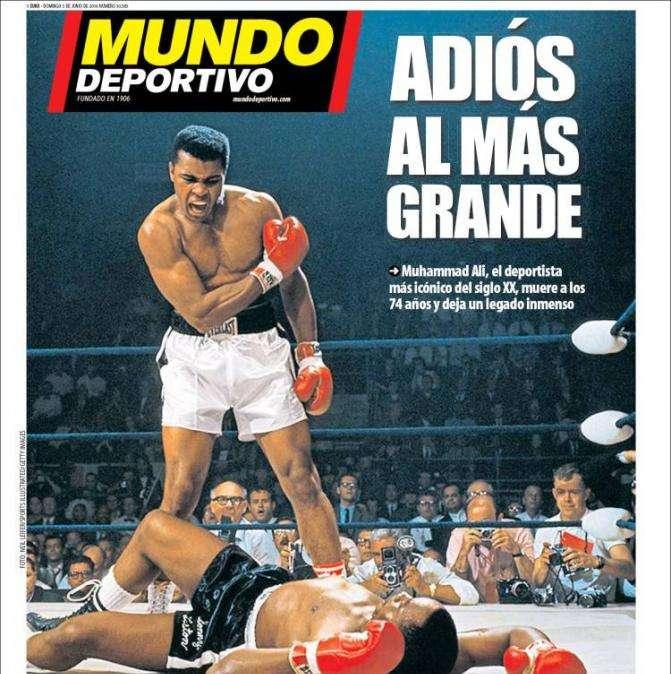 Portada Mundo Deportivo: Adiós al más grande
