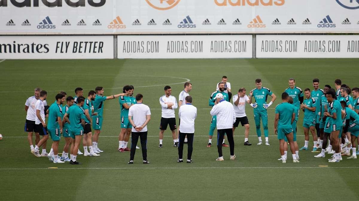 Agenda del día: nueva sesión de entrenamiento en la ciudad Real Madrid