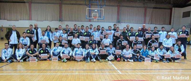 La Fundación Real Madrid realizó un curso en Uruguay