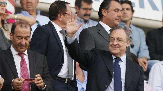 Marca - El 'calentón' de Florentino en Girona: enfadado y decepcionado