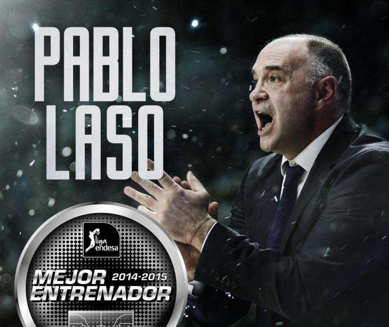Pablo Laso, elegido mejor entrenador de la Fase Regular de la Liga Endesa