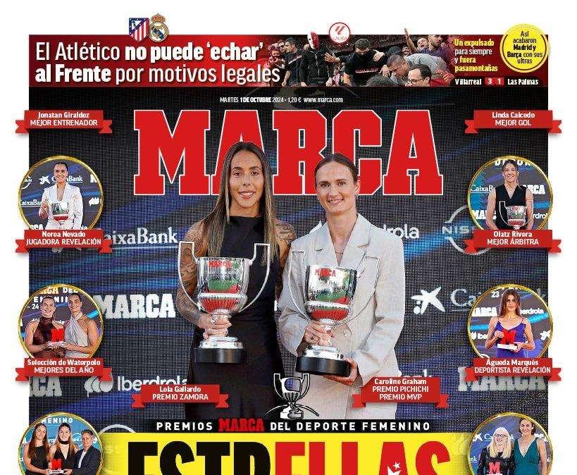 PORTADA | Marca: "Mbappé OK, Courtois KO"
