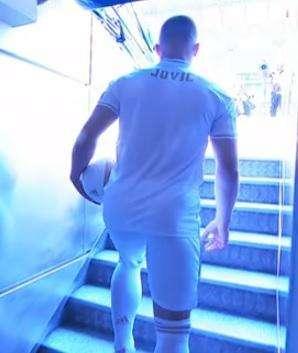 La taquilla en la que se cambió Jovic, ¿una pista de su dorsal?