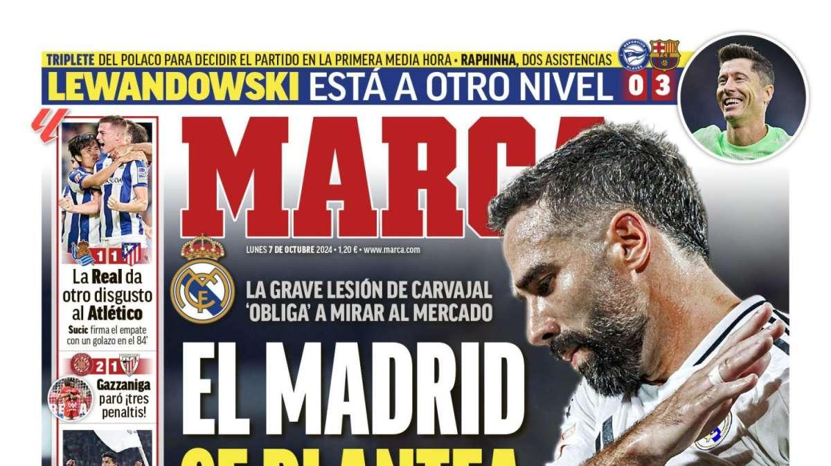 PORTADA | Marca: "El Real Madrid se plantea fichar"