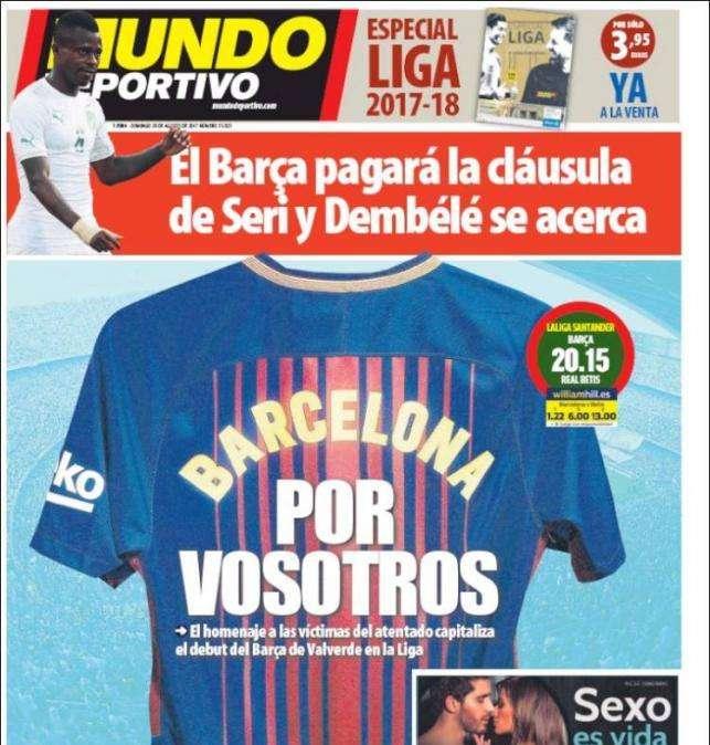 Mundo Deportivo: "El Barça pagará la cláusula de Seri y Dembélé se acerca"