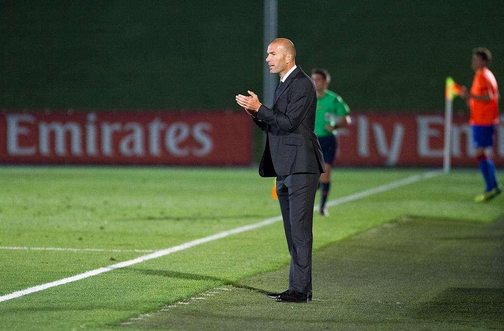 El Real Madrid confirma que Zidane y Santiago Sánchez estarán en el banquillo