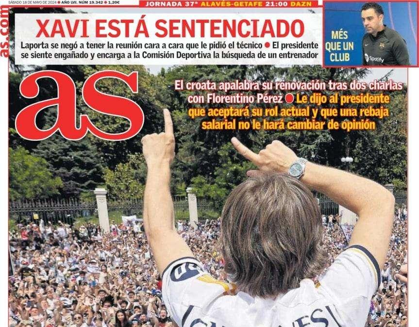 PORTADA | AS: "Modric 2025”