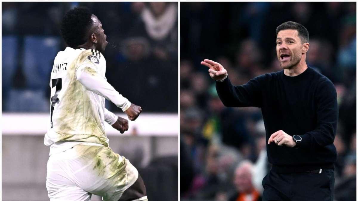 Xabi Alonso y Vinicius Junior, a la espera de una charla importante