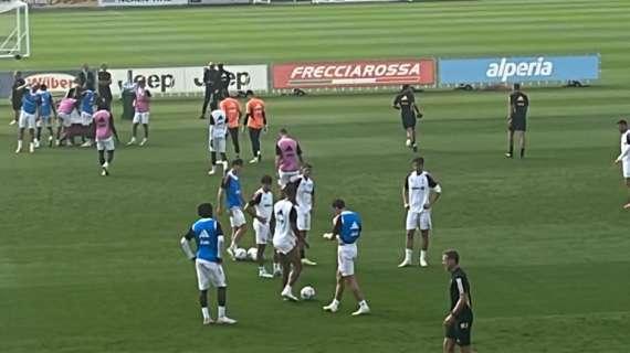 Il programma della mattinata alla Continassa: lavoro atletico e tecnico