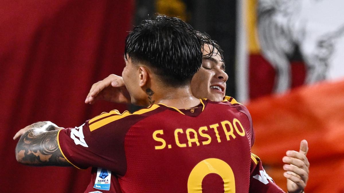 La Roma risponde all'Inter: 2-0 al Genoa e secondo posto in solitario