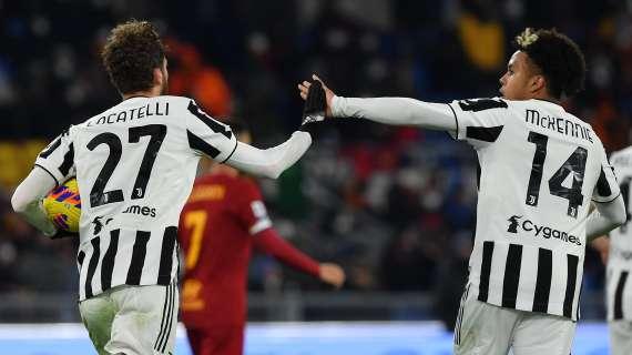 La Juve può recuperare Locatelli e McKennie per i primi di maggio