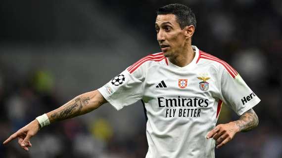 Di Maria, per l'ex Juve possibile la permanenza al Benfica
