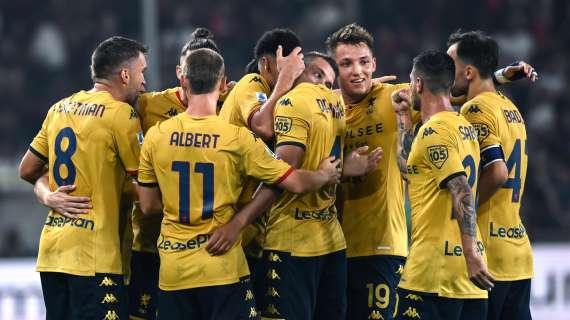 Il Genoa perde un difensore per squalifica contro la Juventus