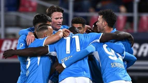 Serie A, tris del Napoli contro l'Empoli: Conte sogna lo scudetto
