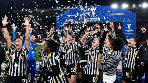 La Juventus Women celebra la vittoria dello scudetto | Il post social