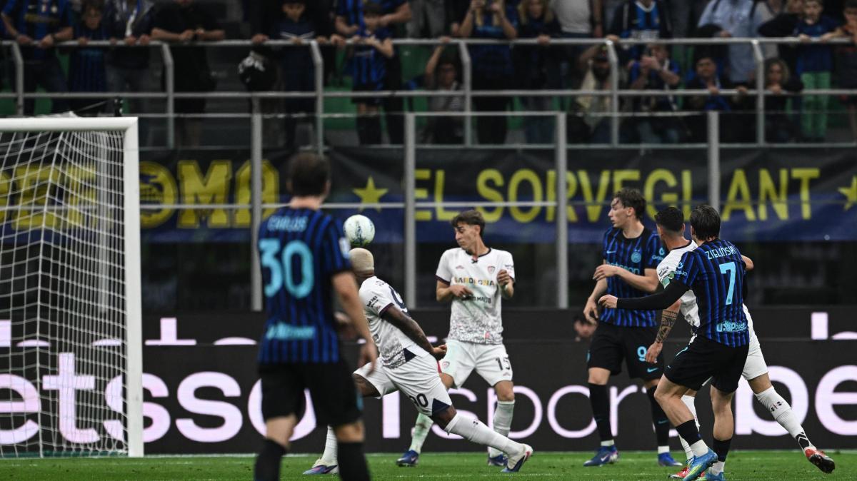 Inter, vittoria e scudetto più vicino: 3-0 al Cagliari