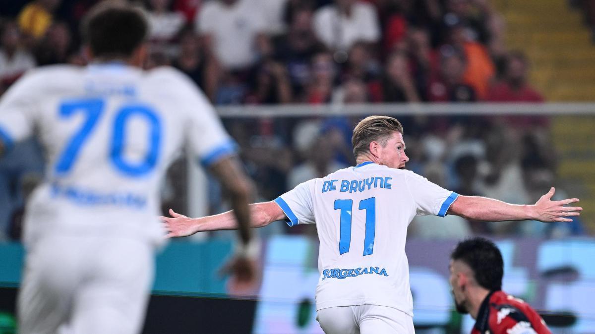 Serie A, De Bruyne illumina il Napoli: vittoria a Genova. Cagliari corsaro a Parma
