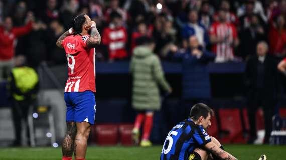 Inter fuori dalla Champions League: decisivo l'Atletico Madrid ai rigori