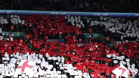 Inghilterra-Serbia nel mirino dell'UEFA, è una partita a rischio