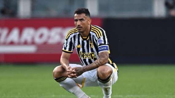 Juve, si ferma Danilo. Salterà la Salernitana, si tenta il recupero per la Coppa Italia