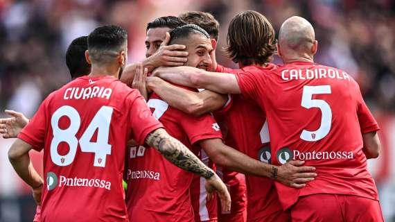 Milan, sorpasso fallito. Il Monza rischia, ma poi vince 4-2