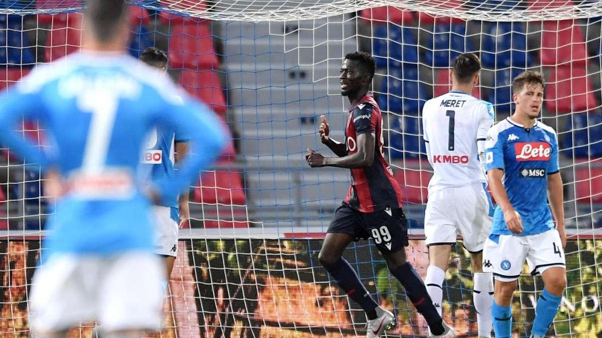 Il gol di Musa Barrow al Napoli nell'ultima al Dall'Ara | Video
