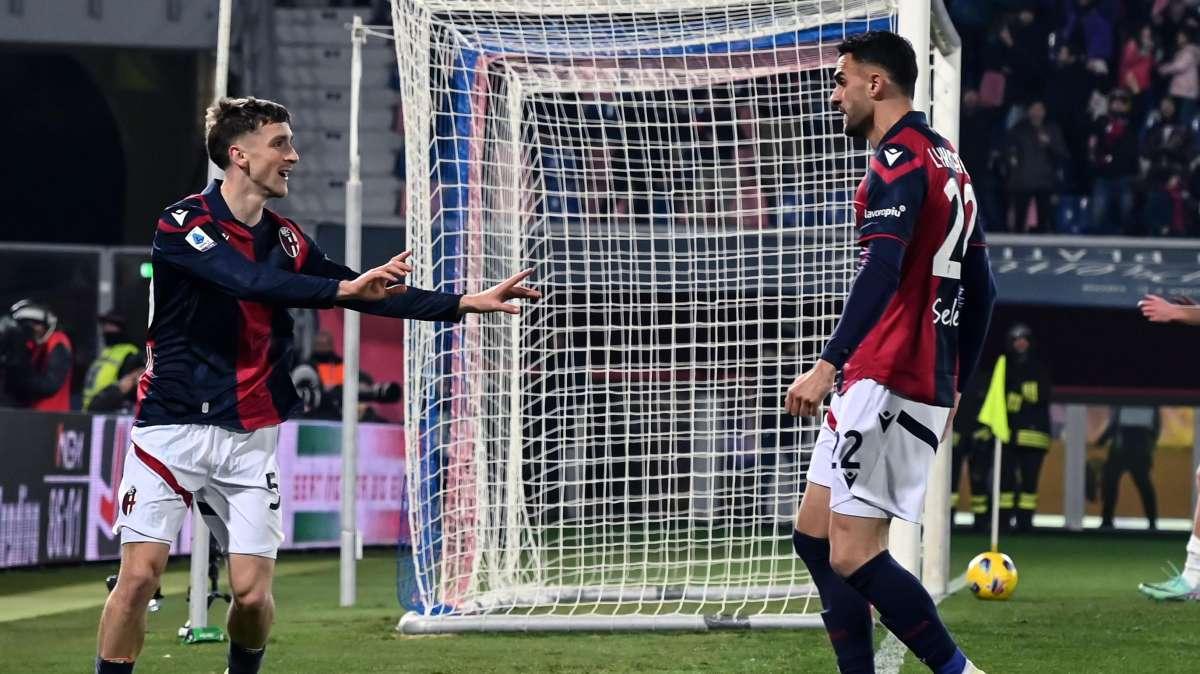 Prima rete in rossoblù per Alexis Saelemaekers
