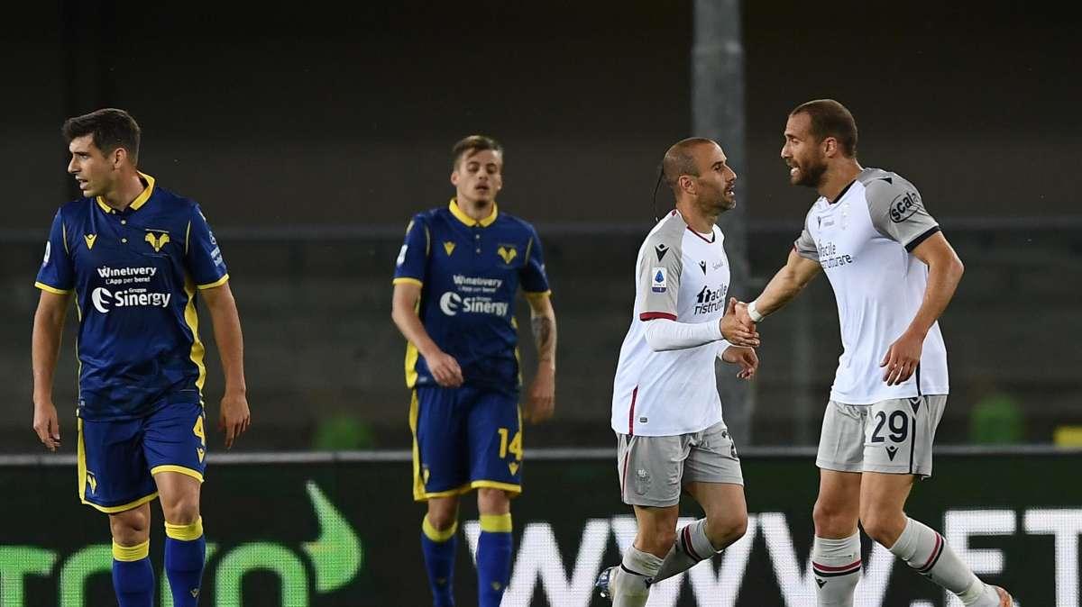 Hellas Verona-Bologna 2-2: gol e highlights
