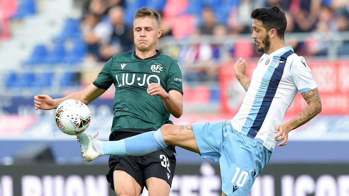 Bologna, Casteldebole: Mattias Svanberg corre e si allena col pallone