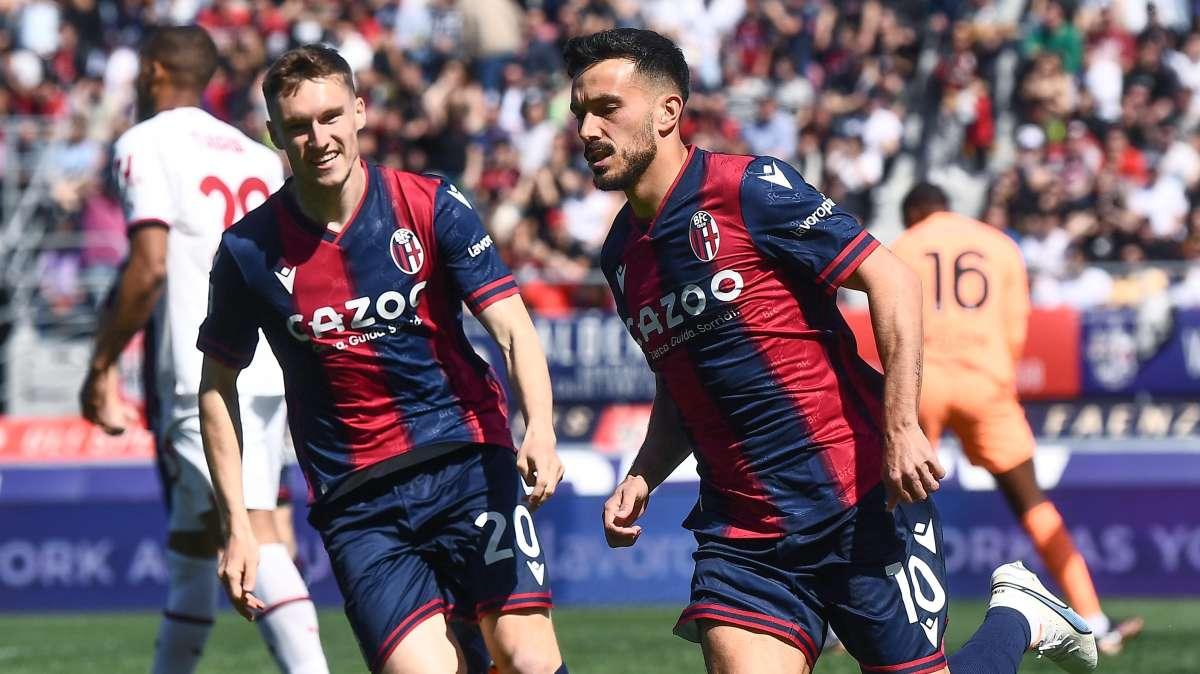 Le pagelle di Bologna-Milan: Sansone ancora decisivo, Barrow in ombra
