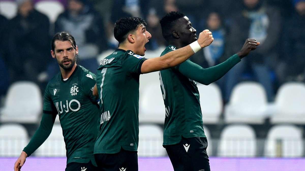 #SpalBFC: i gol e le esultanze di Musa Barrow e Andrea Poli