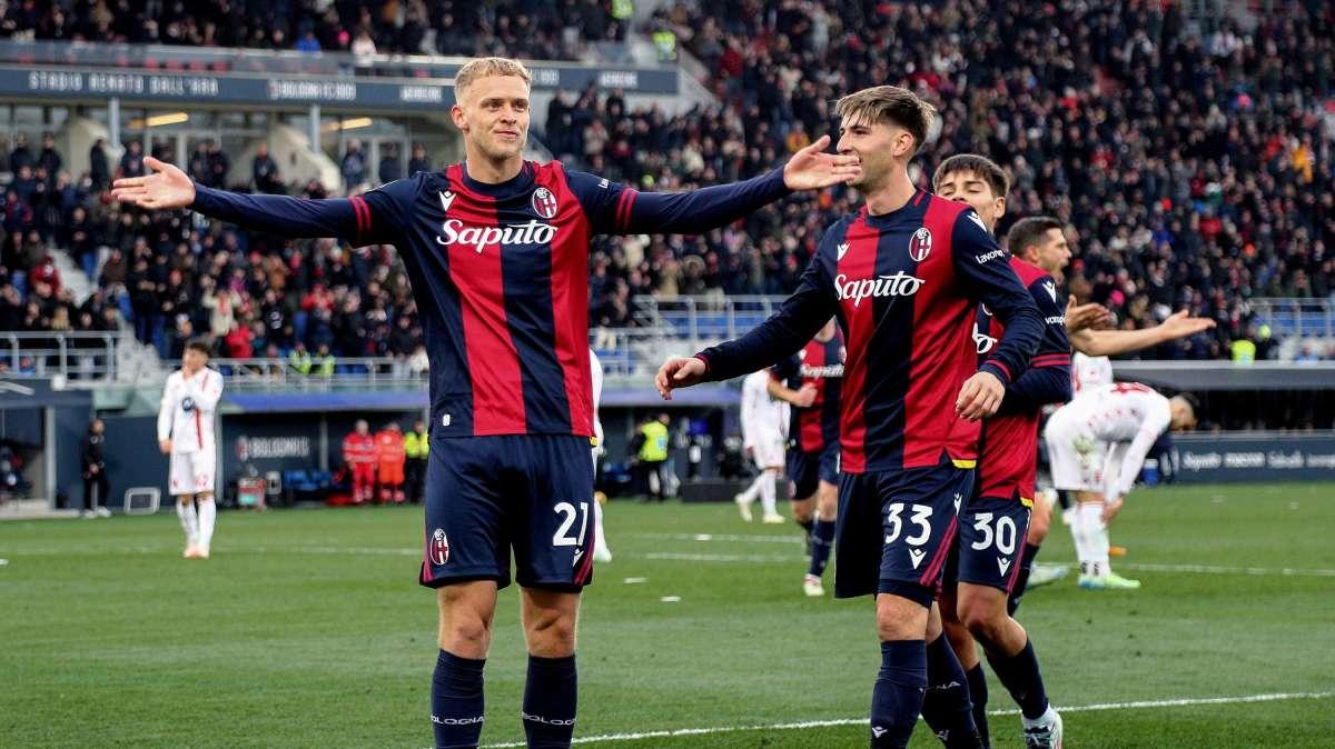 Bologna-OFI Creta 2-4: le reti di Orsolini e Odgaard non bastano