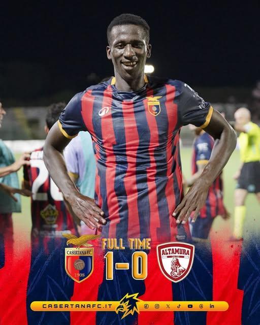 Casertana, vittoria al 93 con L'Altamura