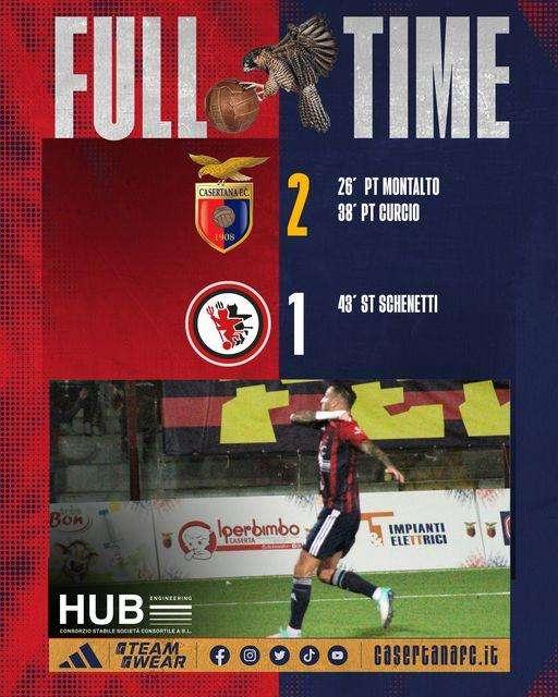 Casertana altri tre punti contro il Foggia 