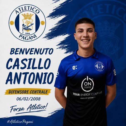 UFFICIALE-ASD Pagani,ecco  Antonio Casillo