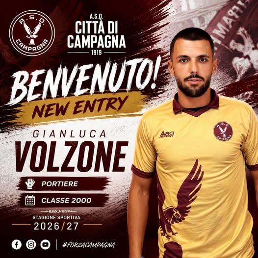 UFFICIALE-ASD Città di campagna, ecco Gianluca Volzone