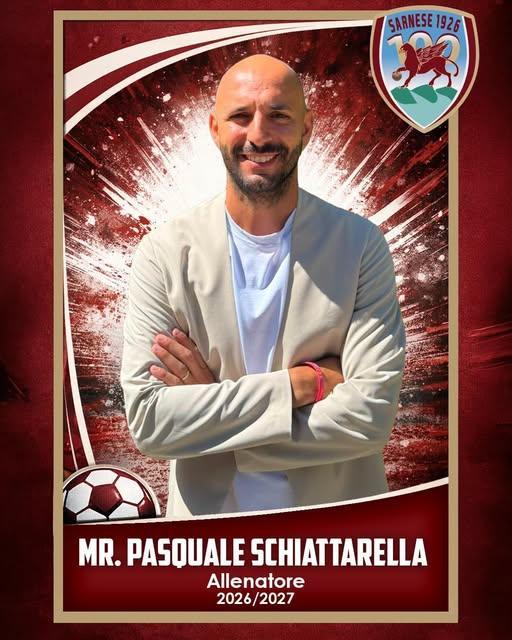 UFFICIALE-Sarnese, Schiattarella neo allenatore
