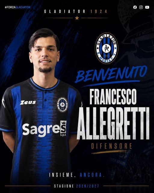 UFFICIALE-Gladiator, ecco  Francesco Allegretti