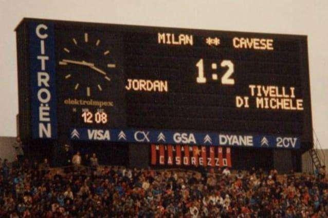 Il ruggito della Cavese a San Siro
