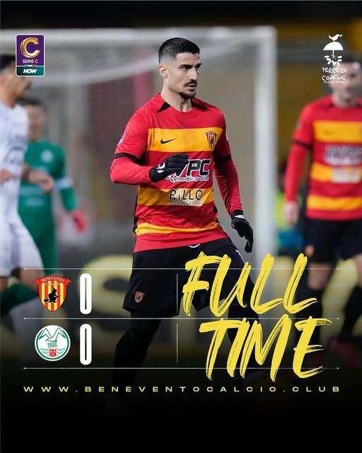 Benevento-Monopoli 0-0, reti bianche al Vigorito