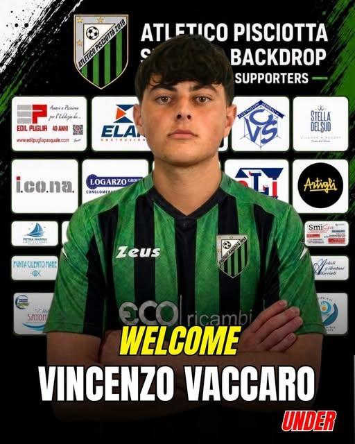 UFFICIALE-  VINCENZO VACCARO È UN NUOVO GIOCATORE DELL’ATLETICO PISCIOTTA